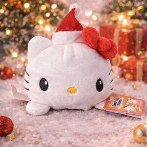 COPY - Hello Kitty Christmas Plushie Santa Reindeer NEW SANRIO REVERSIBLE
